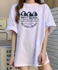 SEU/Tシャツ ロゴT ロンT  オーバーサイズ ビッグシルエット 韓国ファッション SEU/505255866