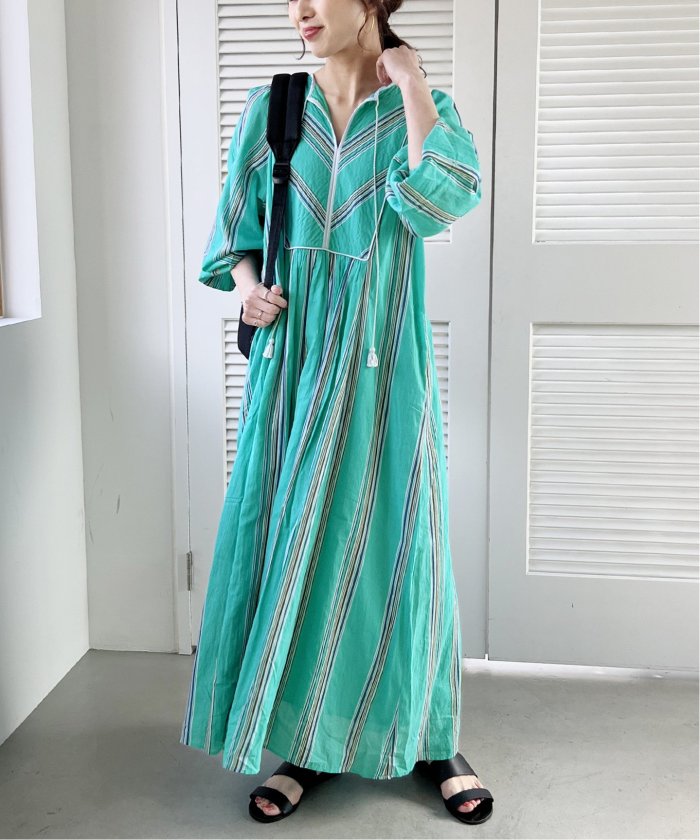 セール 30%OFF】【ne Quittez pas / ヌキテパ】COTTON VOILE STRIPE