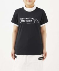 Samantha GOLF/アイミープリント半袖ハイネック/505258237