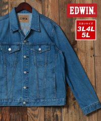 marukawa shonan/マルカワ MARUKAWA 【EDWIN/エドウィン】大きいサイズ 3L 4L 5L デニムジャケット Gジャン メンズ カジュアル ジャケット アウター ET/505231668