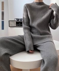 ARGO TOKYO/Raglan Sleeve Rib Knit Setup 29029 ラグランスリーブリブニットセットアップ　ニットプルオーバー　ニットパンツ　イージーパンツ　/505239076