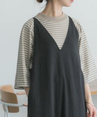 URBAN RESEARCH DOORS/FORK&SPOON　ボーダー5分袖Tシャツ/505259621