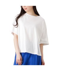 MAC HOUSE(women)/NAVY ネイビー U.S.コットン100％ 袖ロールアップTシャツ CO233－WC003/505258307