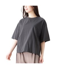 MAC HOUSE(women)/NAVY ネイビー U.S.コットン100％ 袖ロールアップTシャツ CO233－WC003/505258307