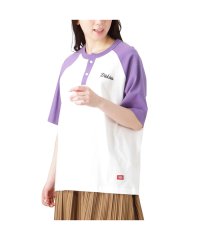 MAC HOUSE(women)/Dickies ディッキーズ 袖配色ヘンリーネックTシャツ 3287－7930/505258309