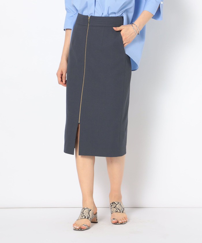 ノーリーズ NOLLEY'S sophi/ オックスジップタイトスカート新品