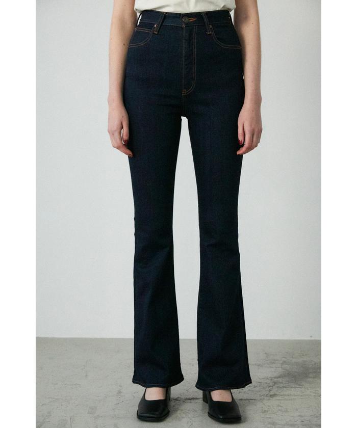 moussy マウジー デニム フレア ストレッチ 24inch ハイウエスト moussy マウジー デニム フレア ストレッチ 24inch ハイウエスト