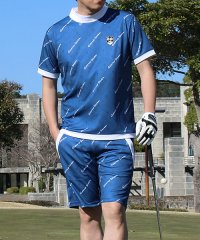 TopIsm/トップイズム TopIsm ゴルフウェア セットアップ 上下 メンズ モックネックシャツ GIORNO SEVEN ジョルノセブン ハイネック ゴルフ チェック/505260403