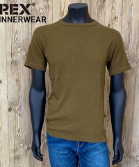 TopIsm/トップイズム TopIsm AVIREX アビレックス Tシャツ メンズ 半袖 サーマル クルーネックTシャツ 無地 デイリーインナー カットソー/505260404