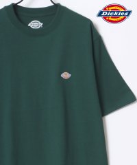 LAZAR/★【Lazar】Dickies/ディッキーズ 別注 オーバーサイズ ロゴワッペン ワンポイント刺繍 Tシャツ/無地/リブライン リンガー メンズ 半袖 Tシャツ/505245959