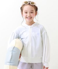 devirock/ガールズ 長袖ジップラッシュガード 子供服 キッズ 女の子 水着 プールグッズ 長袖ラッシュガード /505261001