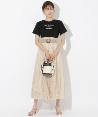 And Couture/ウエストリブ配色レース8枚ハギスカート/505258247