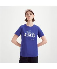 AIGLE/オーガニックコットン 吸水速乾 ショートスリーブグラフィックロゴTシャツ/505263051