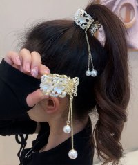 shoppinggo/キラキラヘアクリップ フラワー ヘアアクセサリー 髪飾り 花ヘアリング/505264602