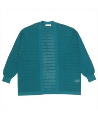 TOKYO SHIRTS/メッシュトッパーカーディガン ダークグリーン レディース/505265138