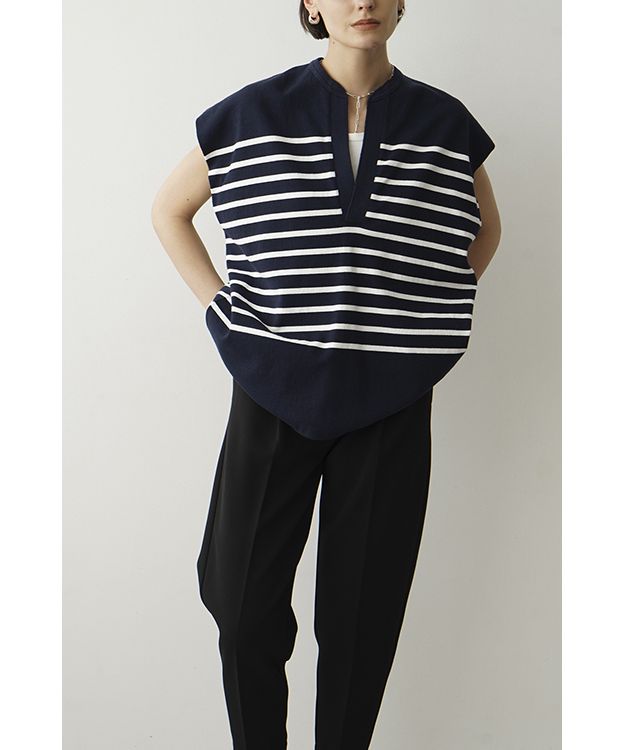 セール】WIDE HENLEY NECK N/S BORDER TOPS(505233400) | クラネ セール】WIDE HENLEY NECK N/S BORDER TOPS(505233400) | クラネ