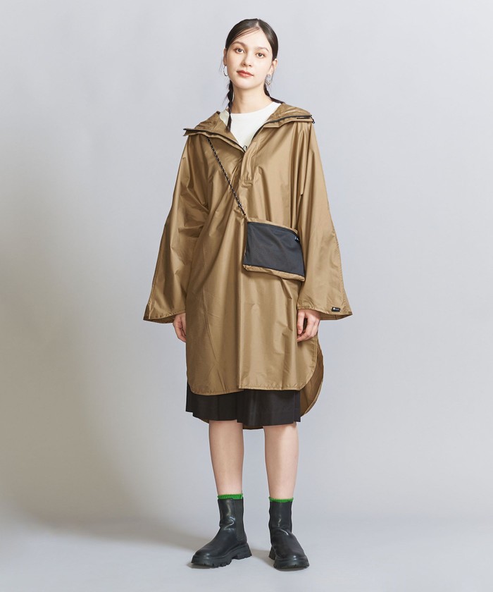 美品✨ UNITED 苦しい ARROWS バイカラー リバー ケープ ポンチョ 美品✨ UNITED 苦しい ARROWS バイカラー リバー ケープ ポンチョ