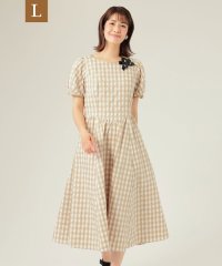 TO BE CHIC(L SIZE)/【L】ギンガムドビー ワンピース/505246139
