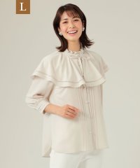 TO BE CHIC(L SIZE)/【L】ビッグカラー ブラウス/505246143