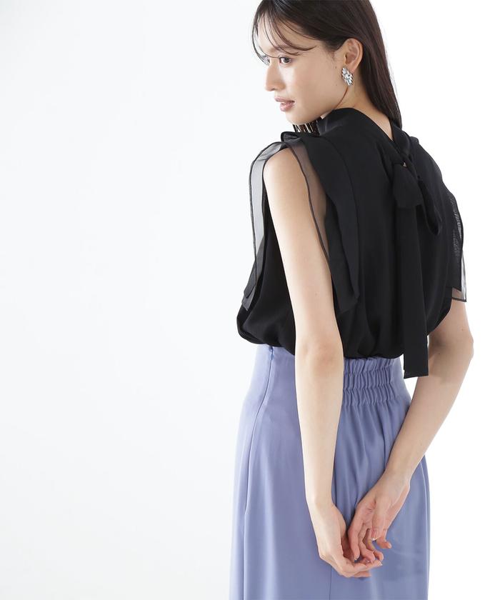 ピンタックフリル楊柳ブラウス natural beauty basic 楽天市場】【SALE／50%OFF】ピンタックフリル楊柳ブラウス