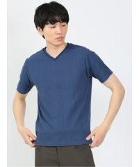 TAKA-Q/リンクスジャガード Vネック 半袖 メンズ Tシャツ カットソー カジュアル インナー ビジネス ギフト プレゼント/505266041