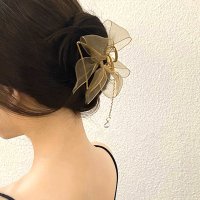 miniministore/チュールリボン ヘアクリップ レディース/505266518