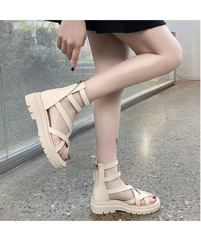 ロウクラシック×トーアンドトー 厚底 サンダル M クリーム MUSINSA公式 | TAW&TOE x Low Classic Flipflop Zerovity Cream