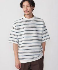 SHIPS MEN/SHIPS:〈手洗い可能〉 AMOSSA(R) メッシュ ボーダー ニット Tシャツ/505267646