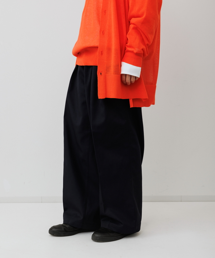 【セットアップ 2点セット】ポリトロテーラードシャツ+ワイドバギー2タックパンツ THE CASUAL｜【セットアップ 2点セット】ポリトロテーラード