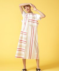 AVIREX/《WEB&DEPOT限定》MULTI STRIPE ONEPIECE/ マルチ ストライプ ワンピース/505160130