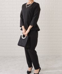 Lace Ladies/レースレディース Lace Ladies 7部袖ペプラムブラウス&パンツセットアップスーツレディース/505267121