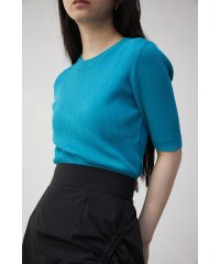 AZUL by moussy/HALF SLEEVE CREW NECK RIB TOPS/505268300