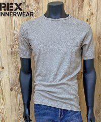 TopIsm/トップイズム TopIsm AVIREX アビレックス Tシャツ メンズ 半袖 テレコリブ クルーネックTシャツ 無地 デイリーインナー カットソー/505268496