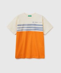 BENETTON (UNITED COLORS OF BENETTON BOYS)/キッズフロント切り替え半袖Tシャツ・カットソーB/505252888