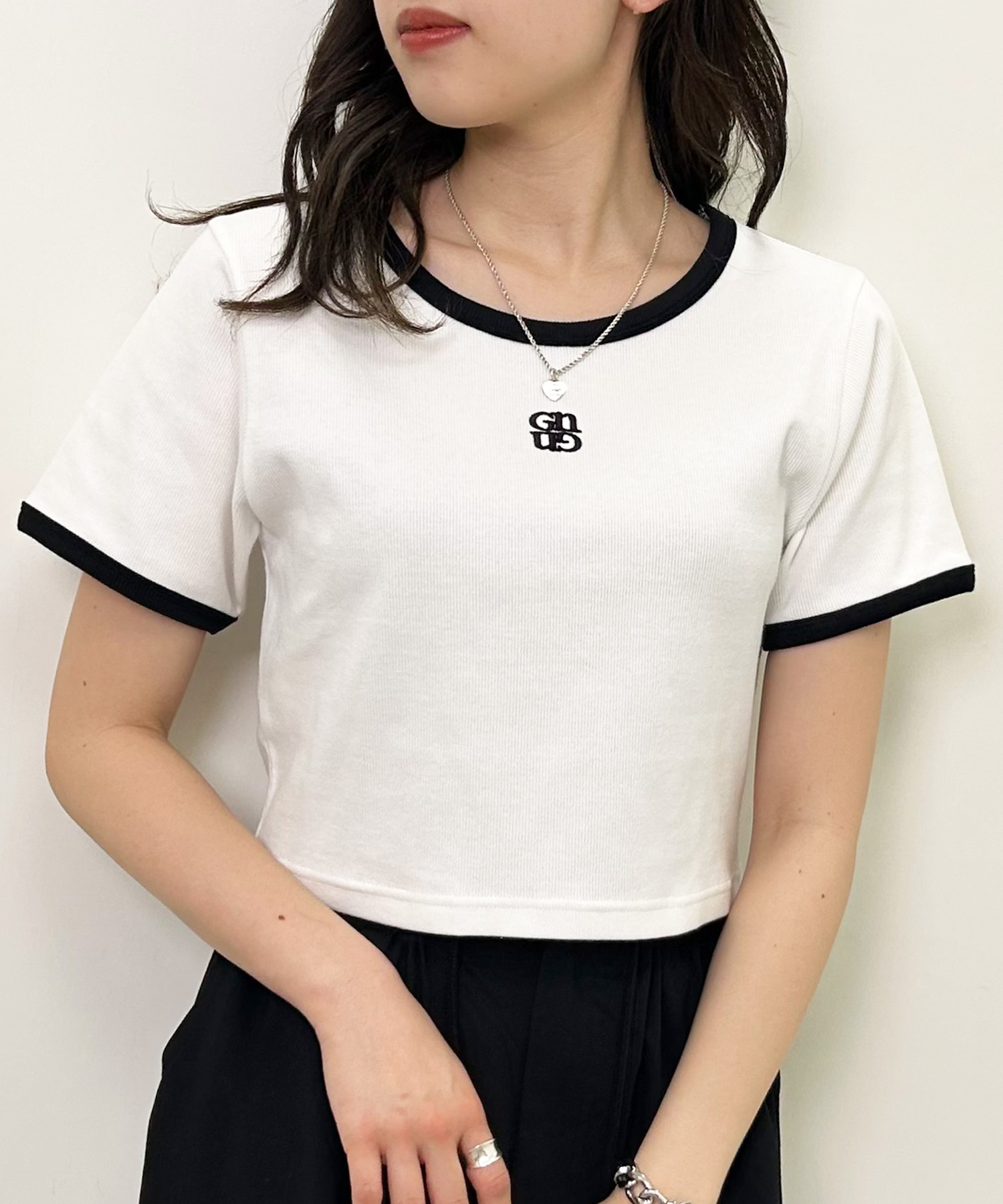 胸刺繍ロゴリンガーリブT(505258428) | イング(INGNI) - d fashion