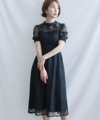 PourVous/バックリボンシャーリングレース2wayドレス/505264827