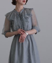 PourVous/プールヴー PourVous ミモレ丈&袖ありフォーマルカフススリーブセレモニー結婚式パーティードレス ワンピース 20代 30代 40代/505264828