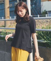 Feroux/【UVケア】バックペプラムチュニック Tシャツ/505268528