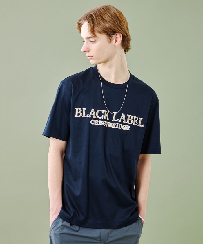セール】【WEB限定】アンチソークトロゴエンブロイダリーTシャツ