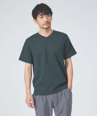 ABAHOUSE/【チェック柄】ジャガード Vネック 半袖 Tシャツ/505269918