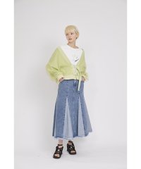 KOH.style/BLOCKING DENIM SKIRT/505247332