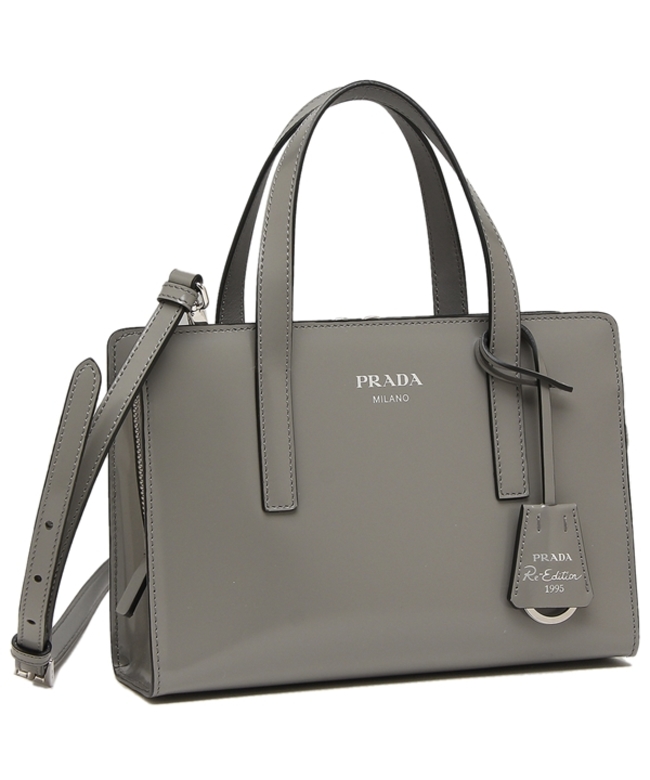 バッグPRADA グレー バッグ