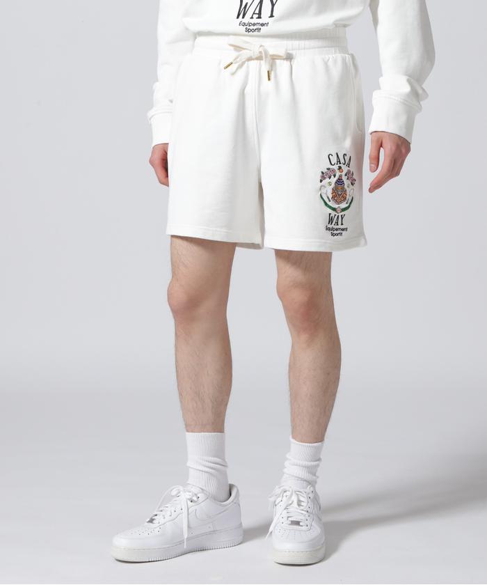 CASABLANCA/カサブランカ/EMBROIDERED SWEATSHORT/スウェット