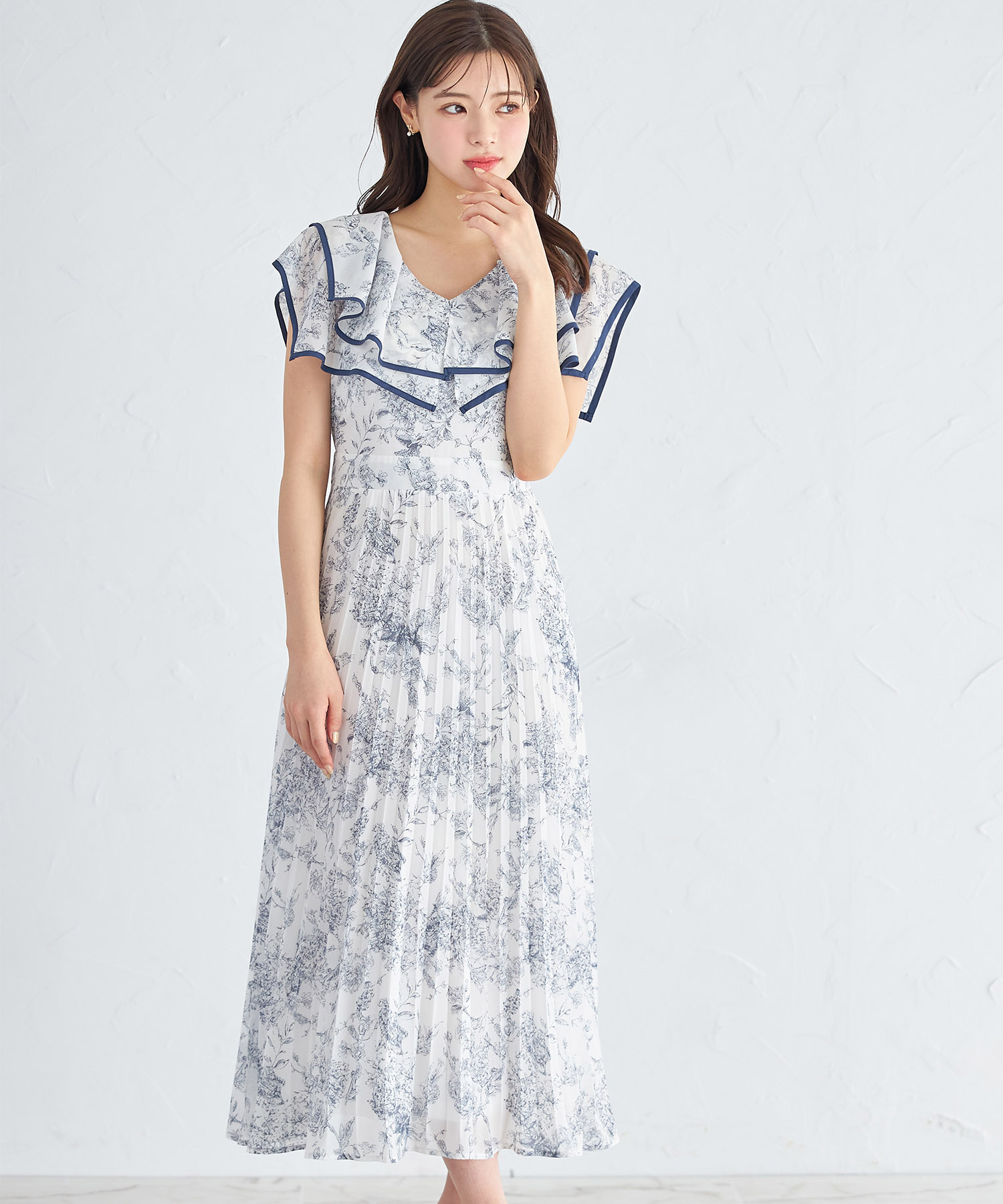 セール】トッコクローゼット tocco closet ビックカラーフラワー