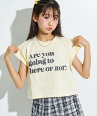 ANAP　GiRL/クロップドメッセージTシャツ/505273740