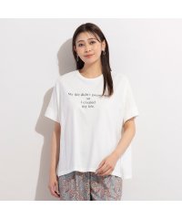 MISSEL/ワイドシルエット・メッセージTシャツ/505273946