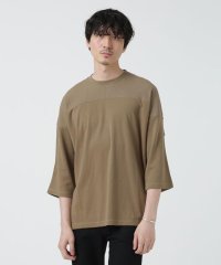 nano・universe/LB.04/コンビフットボールTシャツ 七分袖/505134930