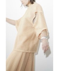 CLANE/【セットアップ対応商品】DOT MESH 2WAY TOPS/505256610