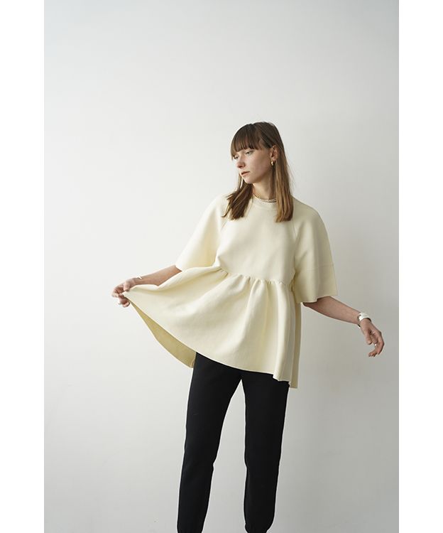 正規品 CLANE BALLOON GATHER KNIT TOPS-