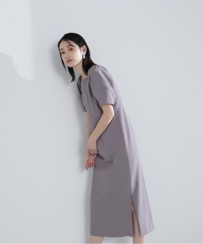 セール 50%OFF】フォルムスリーブスリットワンピース(505265849 セール 50%OFF】フォルムスリーブスリットワンピース(505265849